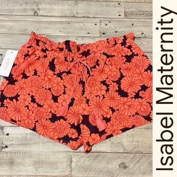 Isabel‎ Maternity Floral Shorts - Picture 1 of 5